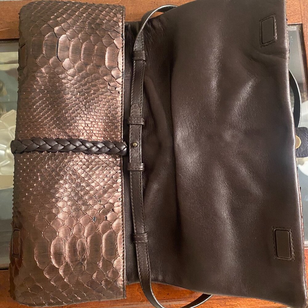 Ferragamo Python Evening Purse - Picture 6 of 14